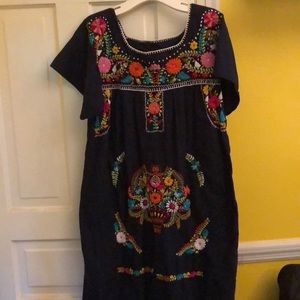 Beautiful vintage handmade Mexican dress